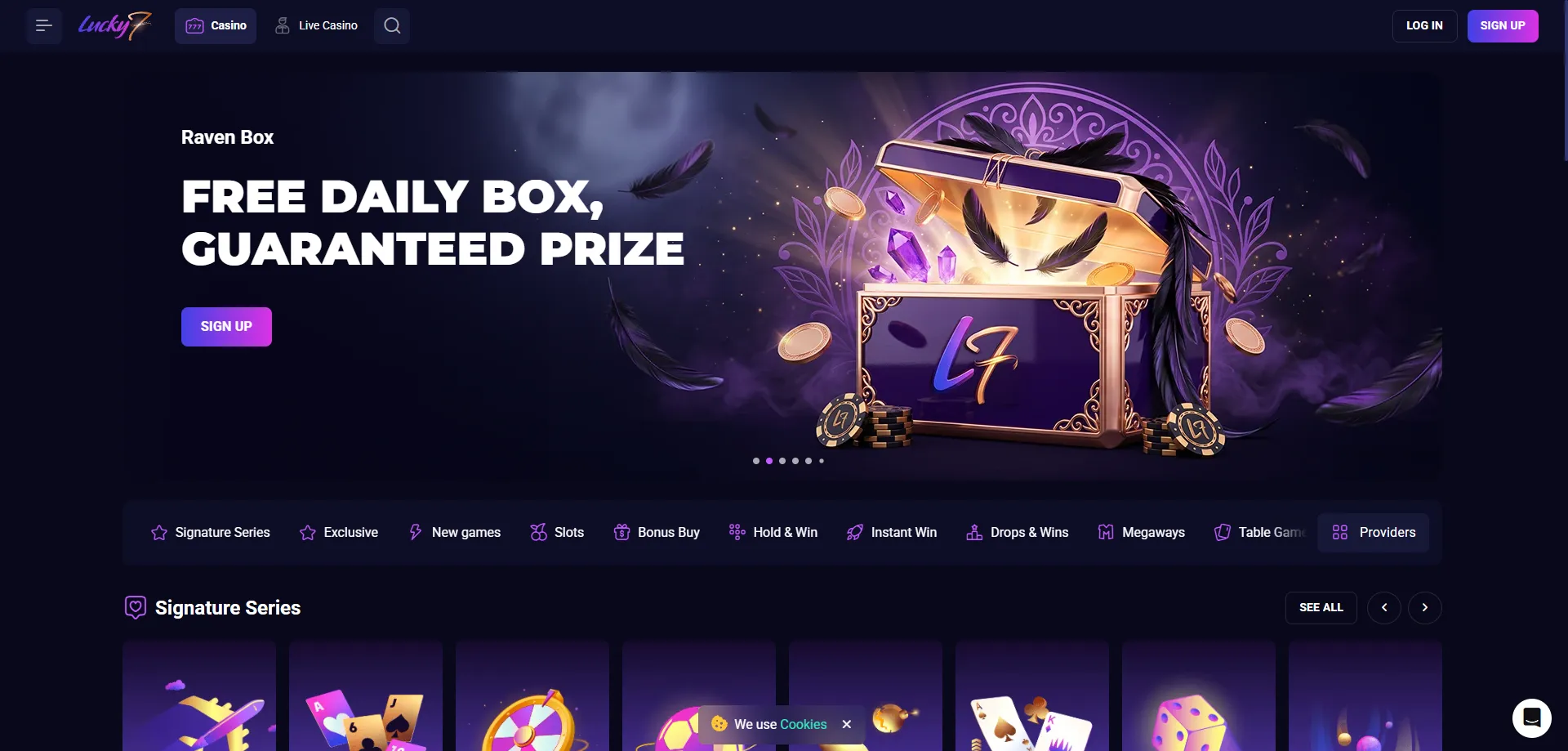 Lucky Seven Casino official homepage overview and brand introduction